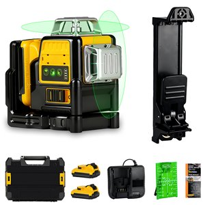 Livella Laser Verde Industriale 3D a 12 Linee Rotante a 360° DW089LG 2026 per Esterni, Strumento di Marcatura per Costruzioni con Batteria al Litio - Product Image 3