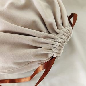 Sac à cordon en velours épais personnalisé avec logo, pochette de luxe en velours pour perruques, extensions capillaires, cosmétiques et emballages cadeaux Alibaba - Product Image 2