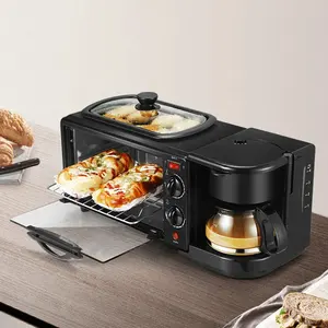 3 In 1 kahvaltı yapımcıları Set aksesuarları tost cezve fırın cam kızartma tavası kahvaltı yapımcısı makinesi