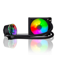 Ventilateur de refroidissement CPU ARGB OEM de haute qualité, idéal pour le gaming, 800-1800 tr/min, refroidisseur liquide 4 broches compatible avec les boîtiers d'ordinateur