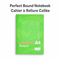 Cahier d'exercices personnalisé pour la salle de classe, agrafé, série lignée à la française, couverture pour la pratique de l'écriture, fournisseur