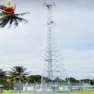 Torre galvanizzata delle telecomunicazioni d'acciaio di angelo della torre delle cellule di Wifi 4G di Internet della Radio con 4 gambe