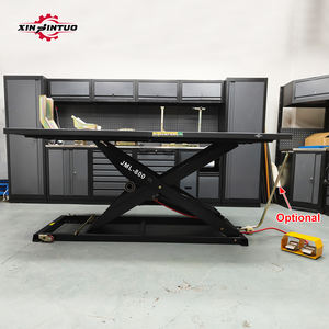 Xinjintuo 800kg tijera elevador hidráulico mesa elevadora de motocicleta mesa elevadora neumática de motocicleta con CE - Product Image 2