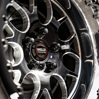 Jantes forgées Beadlock 17-18 pouces, noires usinées, échelonnées et étroites, 5x114.3 5x4.5 pour Supra GTR 370Z, jantes de course