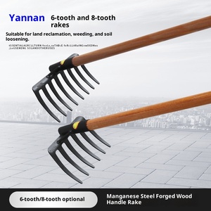 À Yannan, des râteaux à 6 <span class=keywords><strong>dents</strong></span> et à <span class=keywords><strong>8</strong></span> <span class=keywords><strong>dents</strong></span> sont utilisés pour la plantation de légumes, le labour et l'ameublissement du sol - Product Image 2
