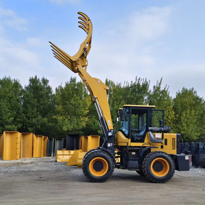 Chargeuse sur pneus compacte agricole multifonctionnelle diesel 4x4 avec <span class=keywords><strong>grappin</strong></span> à bois <span class=keywords><strong>pour</strong></span> la construction et l'ingénierie, fournie par l'usine - Product Image 1