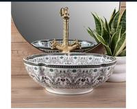 Lavabo en pierre de Style européen Design moderne Table en céramique Art maison Table de toilette égouttoir accessoire de salle de bain domestique