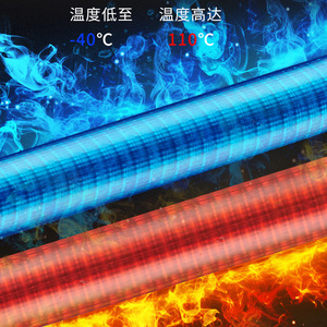 Tubo Corrugado de Acero Inoxidable 304, Manguera de Entrada de Agua de 4 Puntos para Uso Doméstico de Agua Fría y Caliente, Sección Redonda Soldada - Product Image 1