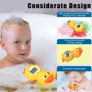 Termómetro Digital de Agua para Baño Infantil con Forma de Cangrejo, Termómetro de Plástico con Forma de Animal, Termómetros Domésticos WL-2310 - Product Image 3