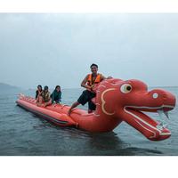 Jet ski personnalisé Tube de ski remorquable Bateau banane Bateau ponton remorquable gonflable Bateau dragon gonflable