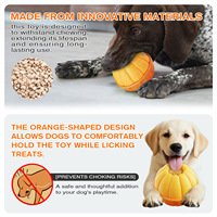 Jouet à mâcher pour chien 3D tendance, en forme de noix, résistant à l'eau, pour usage extérieur, nettoyant les dents, durable, non toxique, en plastique écologique