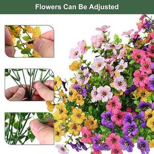 Flores Artificiales de Eucalipto y Suculentas para Colgar en la Pared, Decoración Estética para el Hogar, Suministros para Decoración Interior y Exterior - Product Image 6