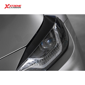 BMW G87 M2 Coupe Yükseltme Far Kaşları Kapağı Kaplama için Kuru Karbon Fiber Ön Far Kaşları Gövde Kitleri - Product Image 5