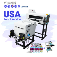 Impresora DTF Fuxin A1 A2 A3 con cabezal I1600, agitador de polvo y secador, compatible con enchufes de 110V/220V para UE, AU, EE. UU.
