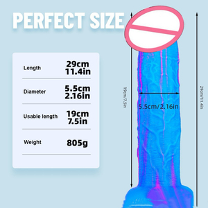 Scarletsin D-28 Weicher 100% Wasserdichter Langer <span class=keywords><strong>Dildo</strong></span> Erwachsenen-Sexspielzeug für Frauen <span class=keywords><strong>Penis</strong></span>-Simulation Orgasmus-<span class=keywords><strong>Masturbator</strong></span> - Product Image 4