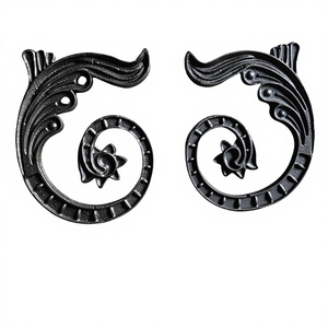 Foglie in ferro battuto Design componenti decorativi in ferro - Product Image 1