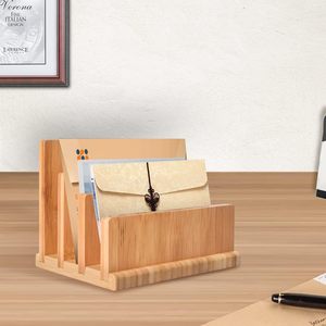 Nhỏ 3-phần Tre Thư tổ chức với cao su chân-sinh thái thân thiện trường & nhà văn phòng bàn lưu trữ giá - Product Image 5