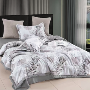 Phong cách hiện đại 4-Piece Twill Quilt <span class=keywords><strong>Set</strong></span> với màu sắc tươi sáng Polyester điền Mô hình nhà máy để sử dụng nhà - Product Image 2