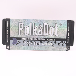 Polka Empty Mushroom chocolate bar packaging box 10 pieces in 1 color box Chocolate bar box