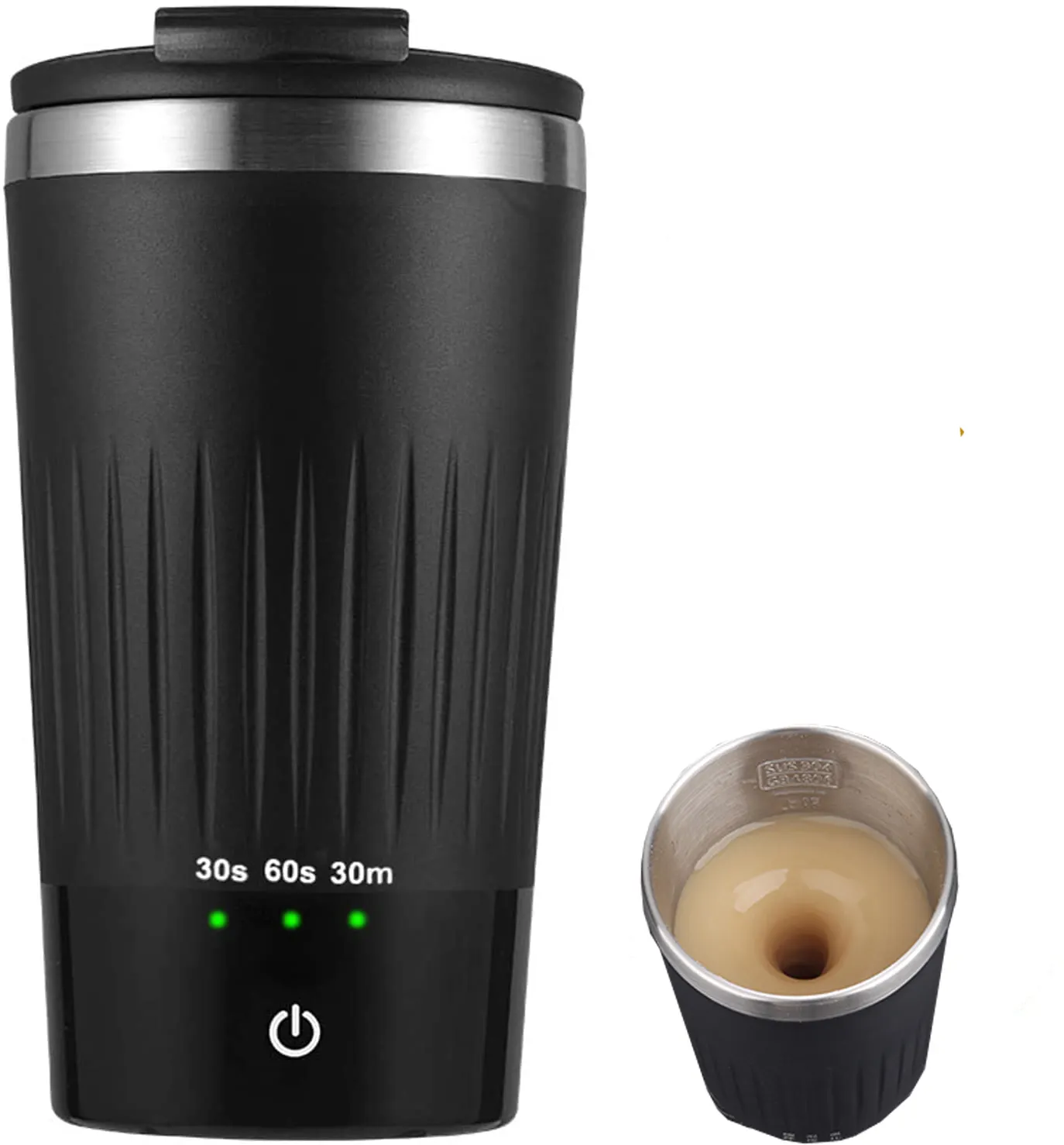 Custom Logo Office 400ml automatic magnetic self stirring mixing coffee cup electric Mixer Bottle cup