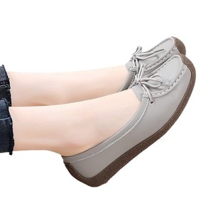 <span class=keywords><strong>Chaussures</strong></span> plates décontractées pour femmes OEM ODM en microfibre avec nœud, mocassins confortables pour infirmières, <span class=keywords><strong>semelle</strong></span> PU antidérapante pour la marche quotidienne - Product Image 6
