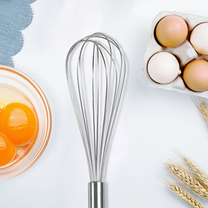<span class=keywords><strong>Fouet</strong></span> à œufs en acier inoxydable, outil de <span class=keywords><strong>cuisine</strong></span> manuel au design classique, pour usage domestique, personnalisable ou standard, à <span class=keywords><strong>prix</strong></span> bas - Product Image 5