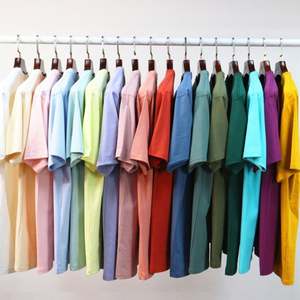 Alta calidad Cool Youth 220 gramos personalizado DTG estampado LOGO peso pesado camisetas 100% algodón en blanco liso camisetas de gran tamaño para hombres - Product Image 4