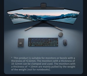 Mijia Smart Monitor Hanging <b>Lamp</b> 1S Monitor Light Bar Ra95 Eye‑Care Non‑Glare Screen Light Wireless Remote Control <b>USB</b> LED <b>Lamp</b> - Product Image 3
