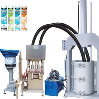 Ligne de production complète de mastic silicone, moteur, capacité 500L, puissance 22kW - Haute productivité, emballage adhésif