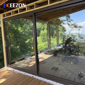 ประตูบานเลื่อนกระจกอลูมิเนียมแบบกันความร้อน DEEZON 127 ซีรีส์ ได้รับการรับรองมาตรฐาน สำหรับใช้ภายนอกและภายในบ้าน วิลล่า สวน แบบสองบาน - Product Image 1
