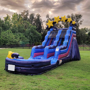 <span class=keywords><strong>Toboggan</strong></span> aquatique gonflable commercial en PVC avec piscine, <span class=keywords><strong>toboggan</strong></span> aquatique à rebondissement pour les fêtes intérieures et extérieures des enfants - Product Image 5