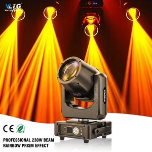 VLTG 2 Pièces Projecteur Pro 7R 230W à Lyre Mobile Type Beam pour Scènes, Discothèques et DJ - Product Image 1