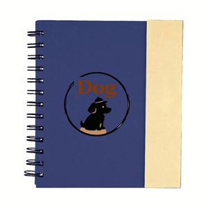 Bloc de Notas Portátil Personalizado con Marcadores Adhesivos de Colores, Cubierta de Papel, Cuaderno Espiral con Bolígrafo - Product Image 1
