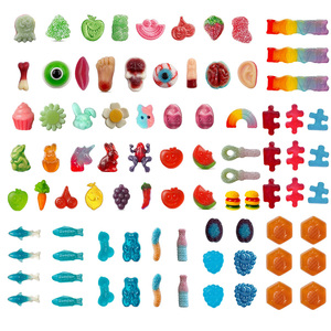 Fabricant de bonbons en gros, bonbons gélifiés en forme de chat 3D, MOQ 1000 kg, commandes en gros, Halal, BRC, personnalisation de la marque propre, OEM - Product Image 4