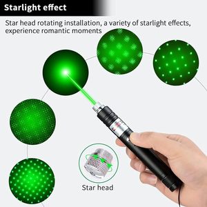 Lampe torche verte rechargeable haute puissance en gros avec torche tactique longue portée réglable et pointeur laser - Product Image 3