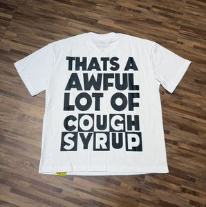 Camiseta de Algodón 100% de Alta Calidad con Estampado Escaneable de Diseñador de Marca de Moda, Manga Corta para Hombre - ¡Gran Cantidad de Camisetas con Estampado de Jarabe para la Tos! - Product Image 3