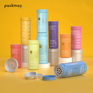 Boîte à épices en aluminium de qualité alimentaire pour sel de mer, poivre, poudre de piment - Pot alimentaire vide haut de gamme couleur personnalisée en gros - Product Image 2