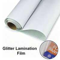 Film de plastification à froid brillant transparent à paillettes pour photos, affiches, décoration intérieure, écologique, anti-âge, adhésif, pour dossier de plastification