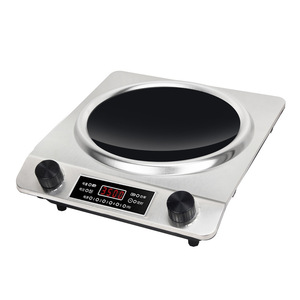 Concave Ceramic Induction Cooker 330x395x100mm Multi Function Electric <b>Stove</b> Stainless Steel Panel - Product Image 3