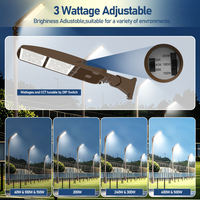 Lampadaire LED AC IP65 300W, lumière du jour 5000K, certifié Energy Star, garantie 5 ans, pour routes, parkings et espaces publics