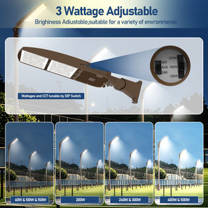 Luminaria <span class=keywords><strong>LED</strong></span> para Exteriores con Potencia y CCT Ajustables, IP65, 300W, 240W, 200W, 150W, 100W, para Estacionamientos, Caminos, Carreteras y Áreas Públicas - Product Image 3
