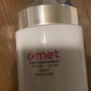 ตัวเก็บประจุสุญญากาศ Comet รุ่น Cvun-1000bc5-Beaa-H 100-1000Pf 5/3Kv ไมก้าไดอิเล็กทริก - Product Image 2
