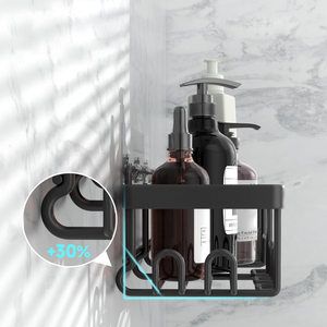 Portaoggetti Adesivo per Doccia, Set da 6, Senza Foratura, per Bagno e Arredamento Casa - Product Image 6