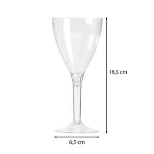 400ml 180ml stelo rimovibile trasparente in plastica bicchieri da vino con stelo per feste e vino Tastings-400 bicchieri di plastica - Product Image 2