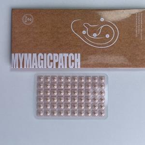 Perles magnétiques dorées pour thérapie <span class=keywords><strong>auriculaire</strong></span>, autocollants de pression <span class=keywords><strong>auriculaire</strong></span> pour points d'acupuncture, perles de graines orientées pour points auriculaires - Product Image 2