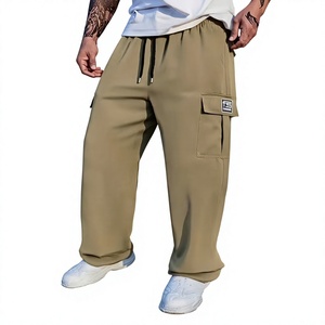 <b>Men's</b> Performance Polyester/Cotton Cargo <b>Overalls</b> Anti-Wrinkle Breathable Anti-Shrink Features Button Fly Closure Elastic Waist - Product Image 1