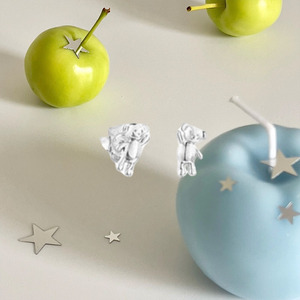 <span class=keywords><strong>Pendientes</strong></span> <span class=keywords><strong>de</strong></span> oso minimalistas <span class=keywords><strong>de</strong></span> joyería fina premium Touses, surtidos, con contorno hueco, apilables, <span class=keywords><strong>de</strong></span> cristal, accesorios <span class=keywords><strong>de</strong></span> alta gama para mujer - Product Image 4