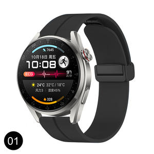 Correa de silicona original para Samsung <span class=keywords><strong>Galaxy</strong></span> <span class=keywords><strong>Watch</strong></span> 5Pro 45mm hebilla magnética para <span class=keywords><strong>Galaxy</strong></span> <span class=keywords><strong>Watch</strong></span> <span class=keywords><strong>4</strong></span> 5 40mm 44mm <span class=keywords><strong>4</strong></span> <span class=keywords><strong>Classic</strong></span> <span class=keywords><strong>42</strong></span> 46mm - Product Image 4