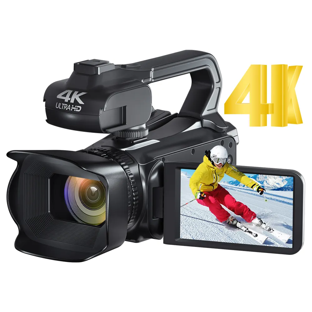 Canlı akışı 4K Full Hd Video kamera yüksek çözünürlüklü video kameralar canlı akışı ile 4k profesyonel dijital kamera