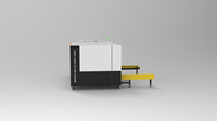 Machine de découpe laser CNC TS-P3015 à plateforme unique, plateforme coulissante grand format, armoire de commande intégrée, régulateur de tension